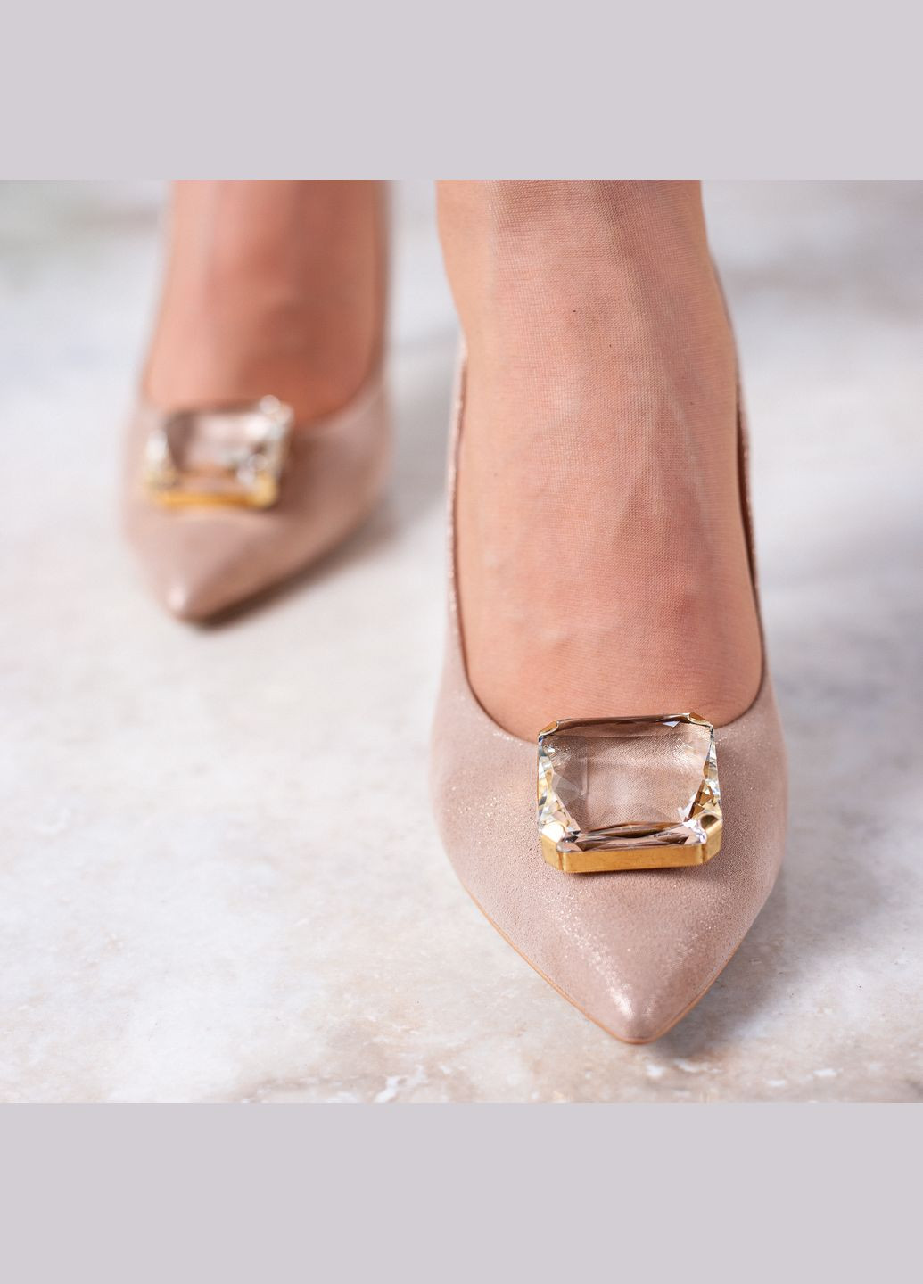 Bravo Moda Туфли (1153ТП) бежевый з натуральная замша, польша — (328913678)