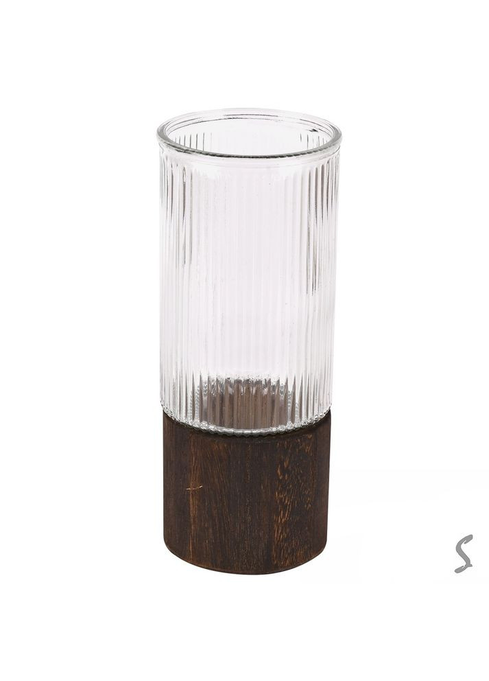 Ваза стеклянная 10*26см Home (365718858)