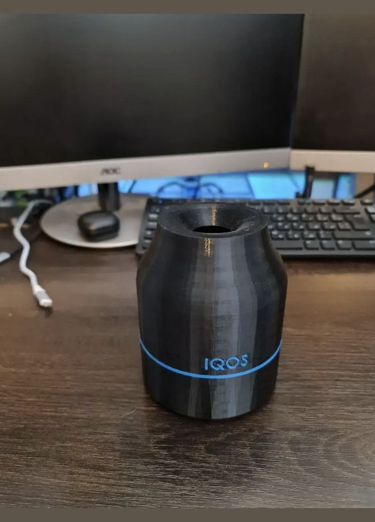 Пепельница для Айкос Черная UA3D (303925336)