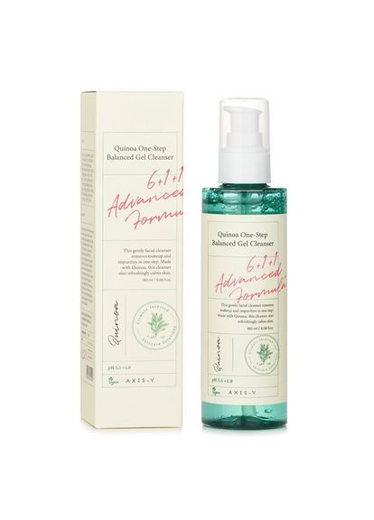 Гель для умывания успокаивающий с экстрактом кино Y Quinoa One-Step Balanced Gel Cleanser 180ml Axis (333023999)