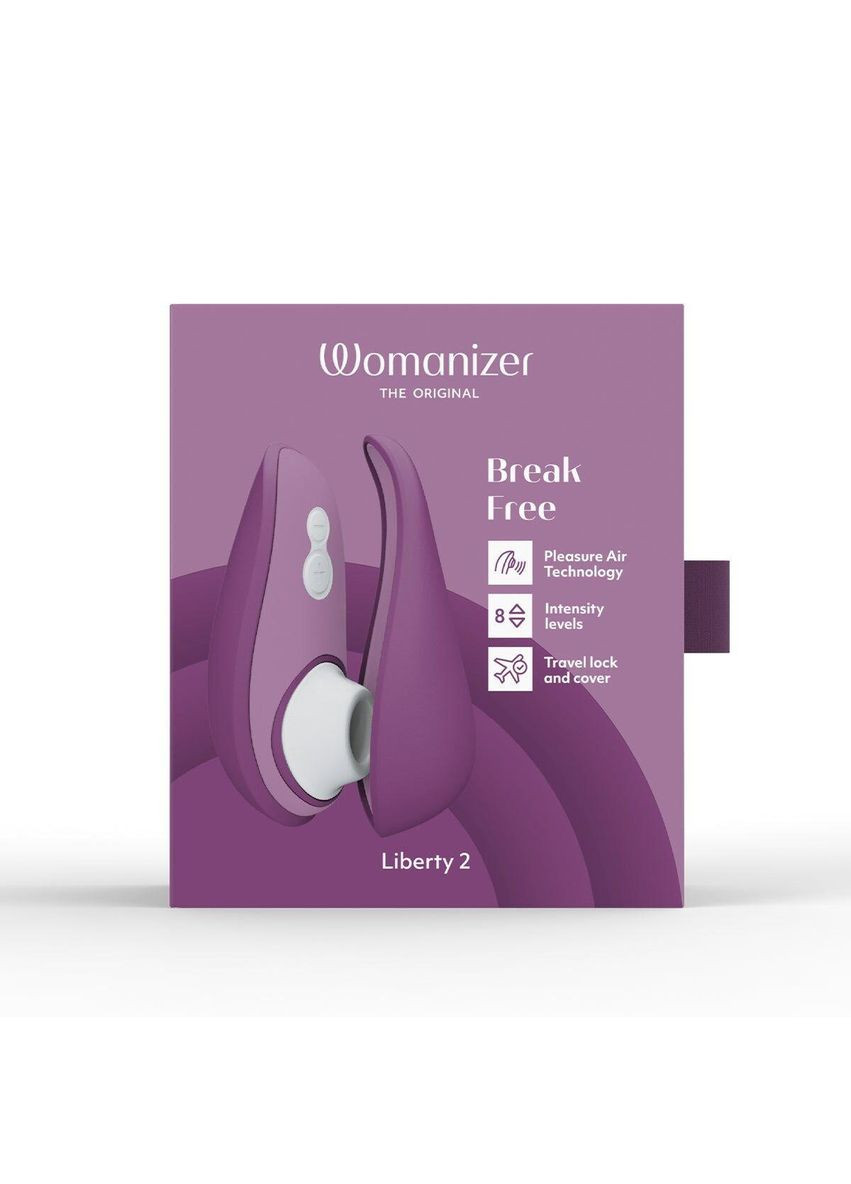 Вакуумний кліторальний стимулятор Liberty 2 Purple Womanizer (303906880)