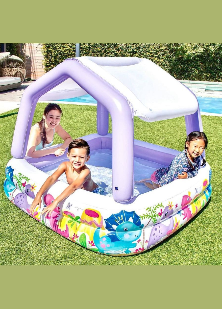 Дитячий ігровий басейн із зємним дахом 57470 NP на 282 літра Intex (327797162)