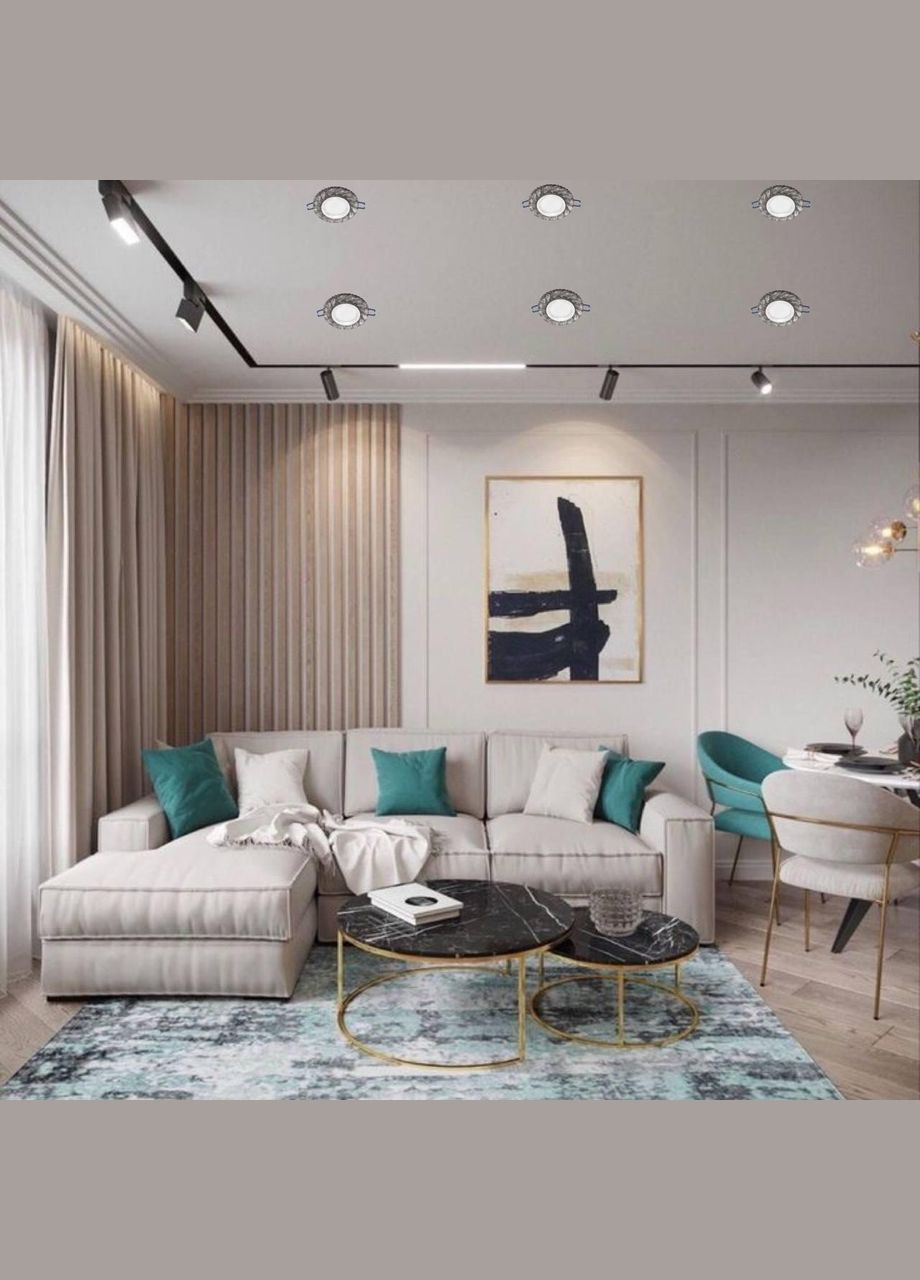 Акриловий врізний світильник (05-А78) No Brand (370072448)