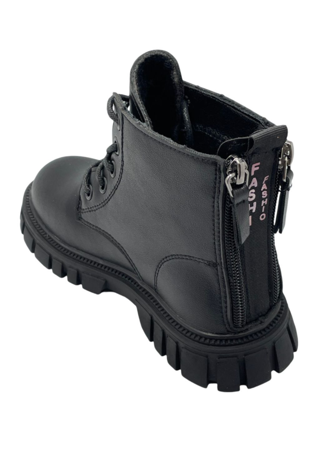 Черные повседневные осенние демисезонные ботинки Violeta