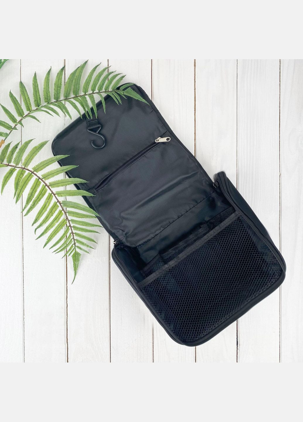 Дорожная сумка - органайзер для косметики несессер Космос #12 Черная No Brand (318677101)