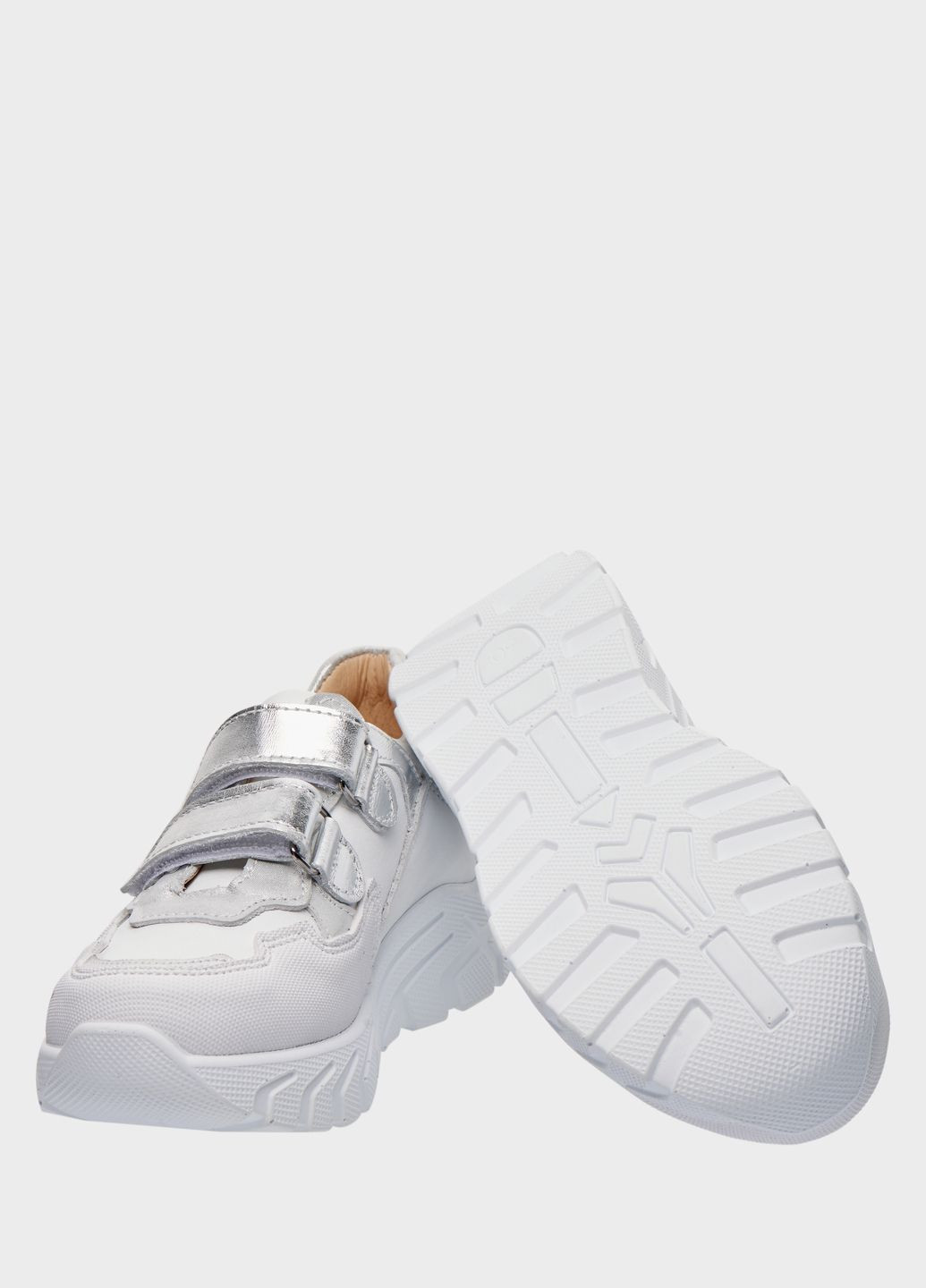 Срібні осінні кросівки Theo Leo