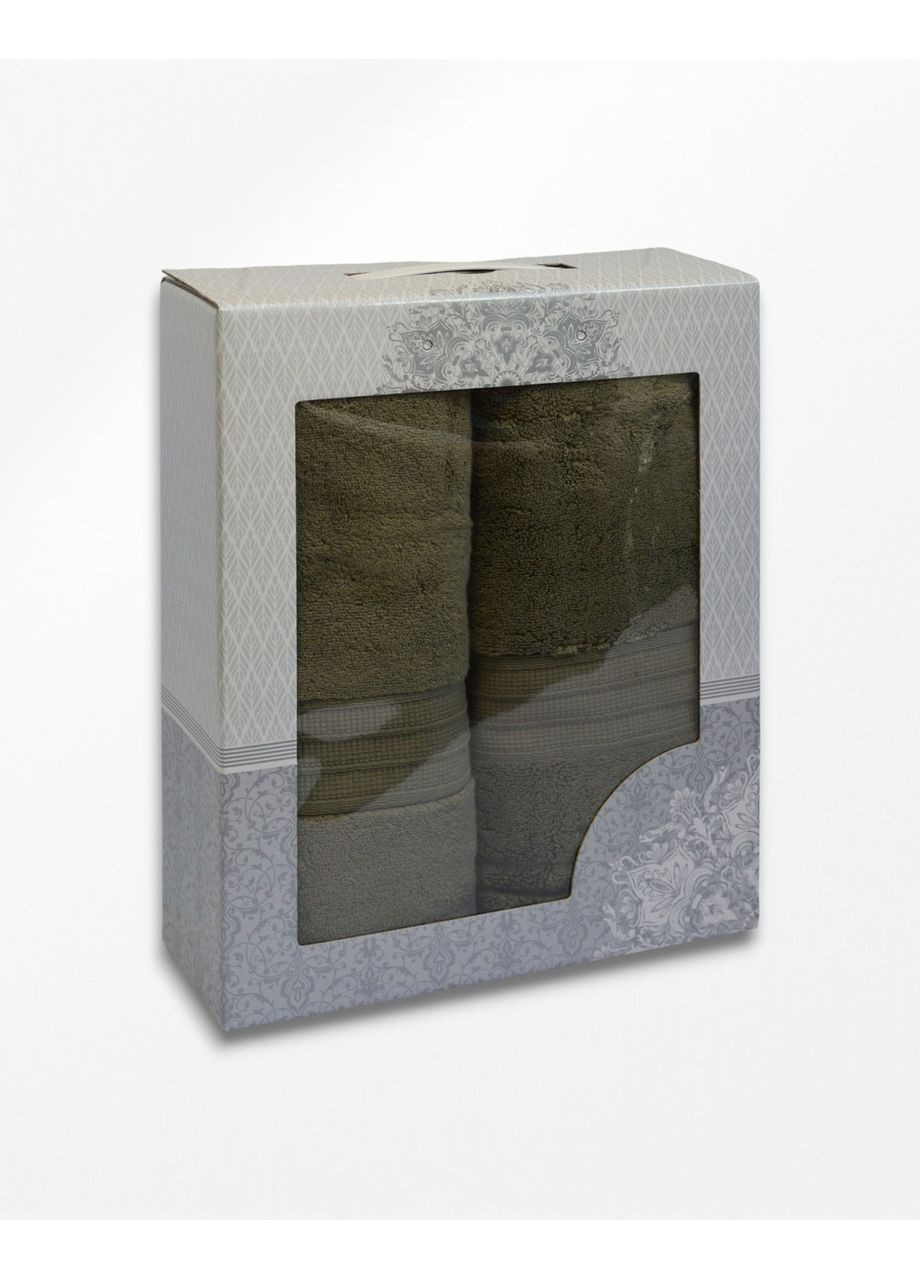 Подарочный набор полотенец Export 2 шт. Green Nusa черный