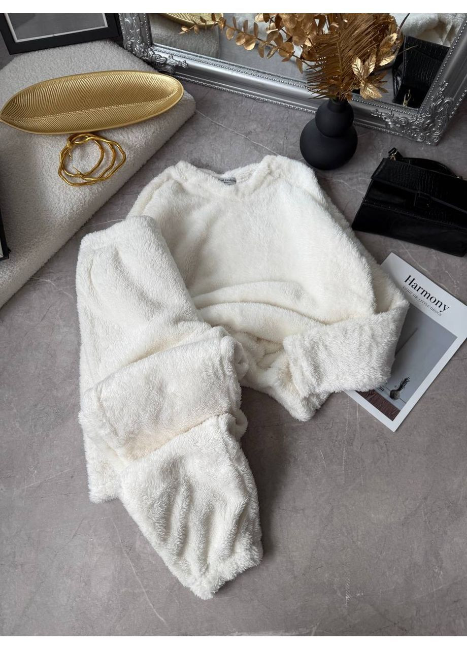 Костюм 1168 двухсторонняя махра пижама,брюки и кофта теплый Україна (371575575)