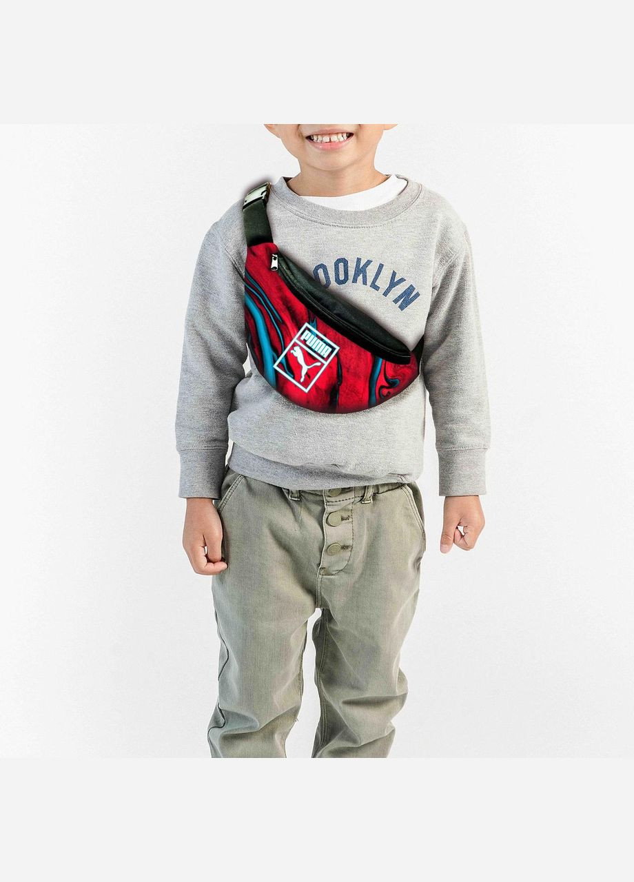 Сумка-бананка Пума "Puma" з принтом, 32х15см, дитяча, молодіжна No Brand (306438233)