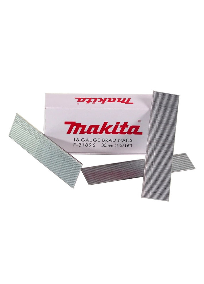 Паркетные гвозди F31896 (1.2х30 мм, 5000 шт) для гвоздезабивних пневмопистолетов (6426) Makita (263434651)