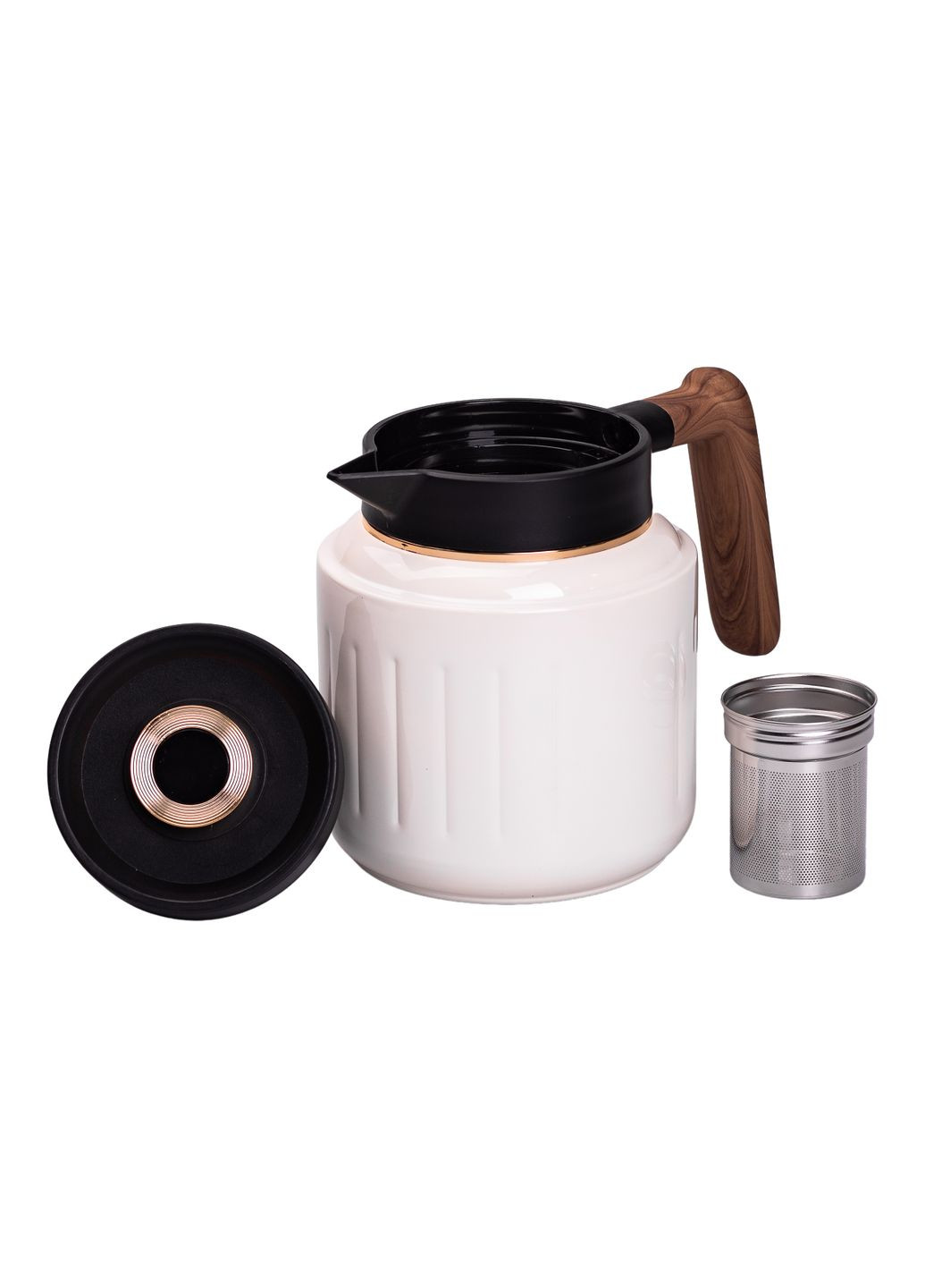 Чайник термос 1 л с заварником и датчиком температуры, Yiwu (328603982)