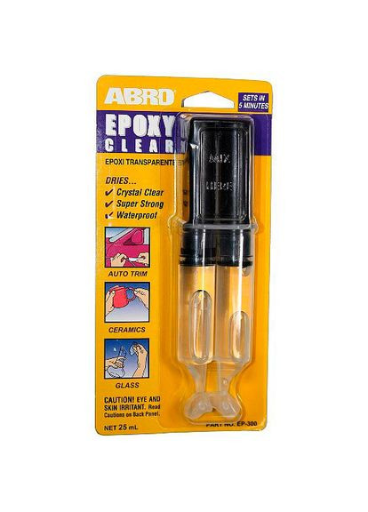 Клей Epoxy Transparente эпоксидный с дозатором 25мл EP-300 Abro (352761602)