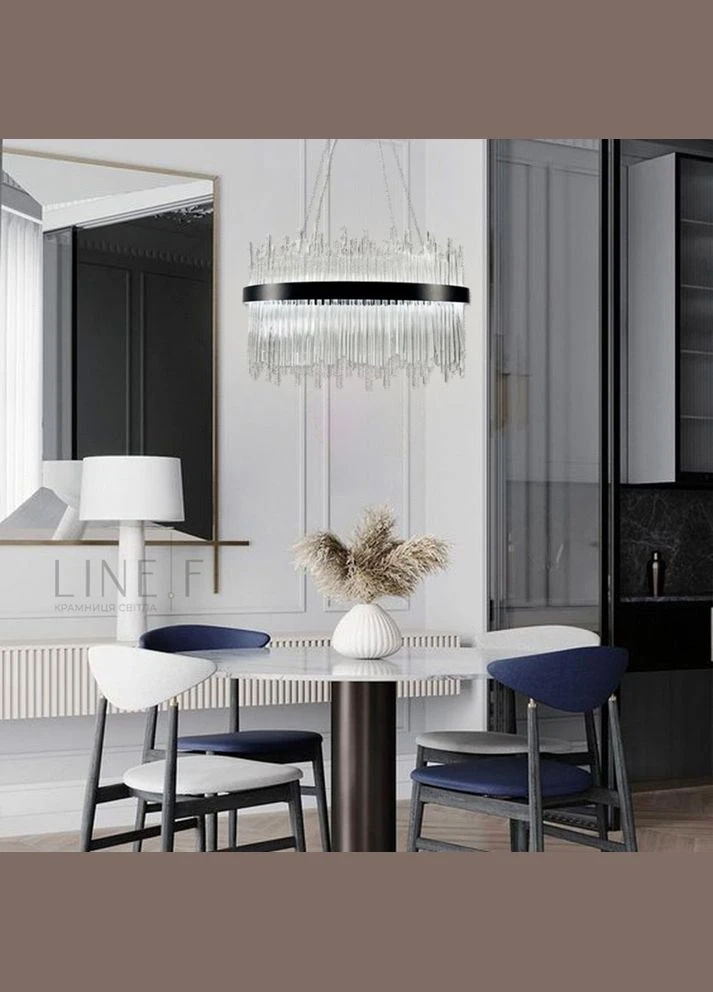Розкішна люстра COLISEUM BLACK Ø 60 см LineF (400167542)