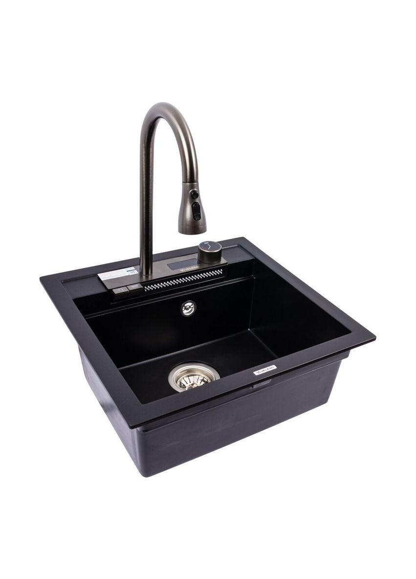 Гранитная мойка 5149 VIVA (чёрная) Valeso (353495413)