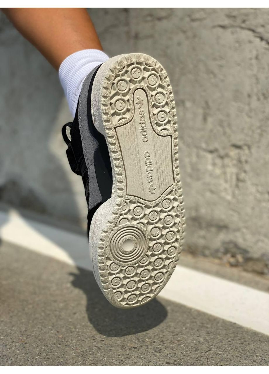 КРОСІВКИ ЖІНОЧІ ADIDAS FORUM BLACK WHITE 2 АДІДАС ФОРУМ No Brand чорні демісезони (369389461)