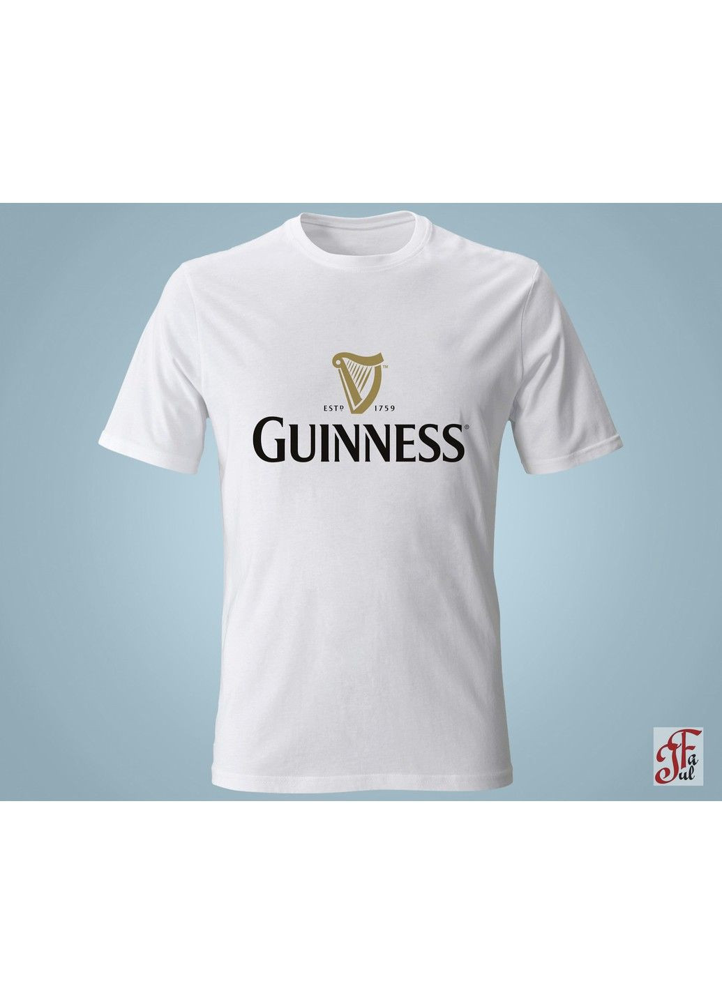 Футболка жіноча з принтом логотип Guinness. XXL ЗаСвіт - (280940514)