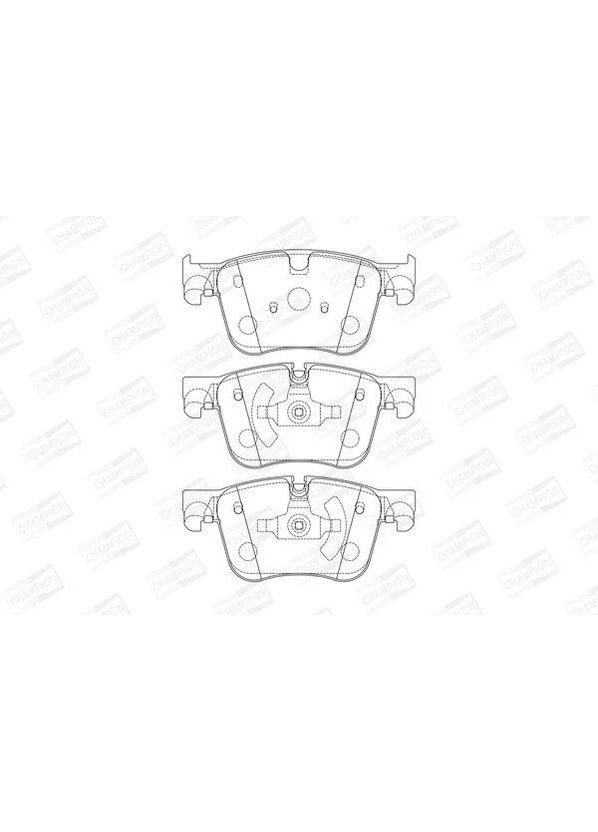 Колодки гальмівні дискові передні Citroen BERLINGO (ER_, EC_) 18-, C4 Picasso II 13- (573621CH) Champion (332797196)