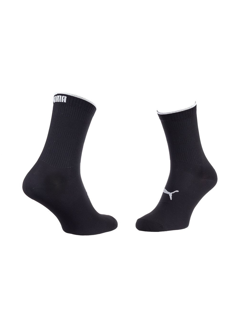 Чорні шкарпетки sock classic women 2-pack black Puma однотонні (333958982)