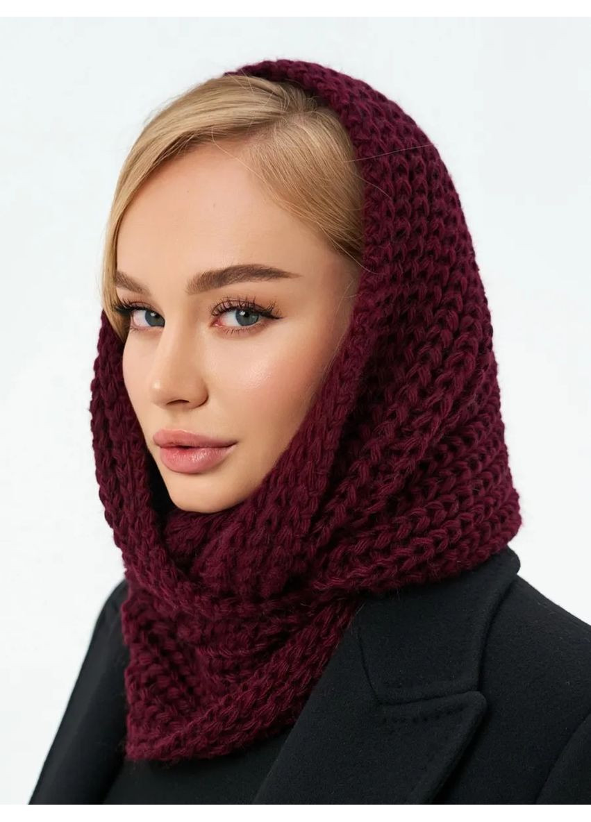 Женский шарф-снуд классический No Brand Хомут барбара (363254167)