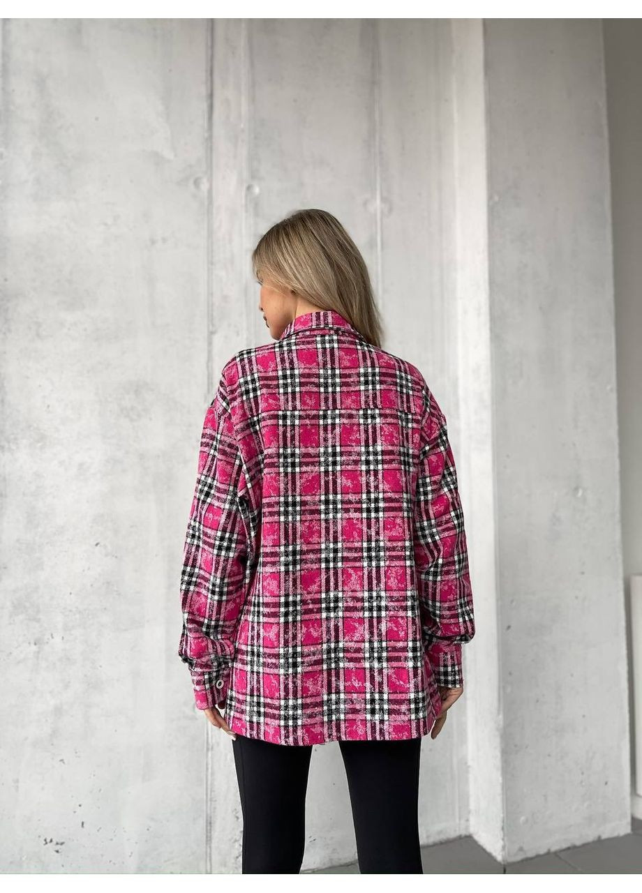 Сорочка у клітинку з вареним ефектом — ЗАМІРИ В ОПИСІ Vione (370285035)