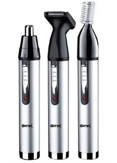 Тример для носа та вух 5B сріблястий (1756374591) Gemei GM 3107 (330243095)