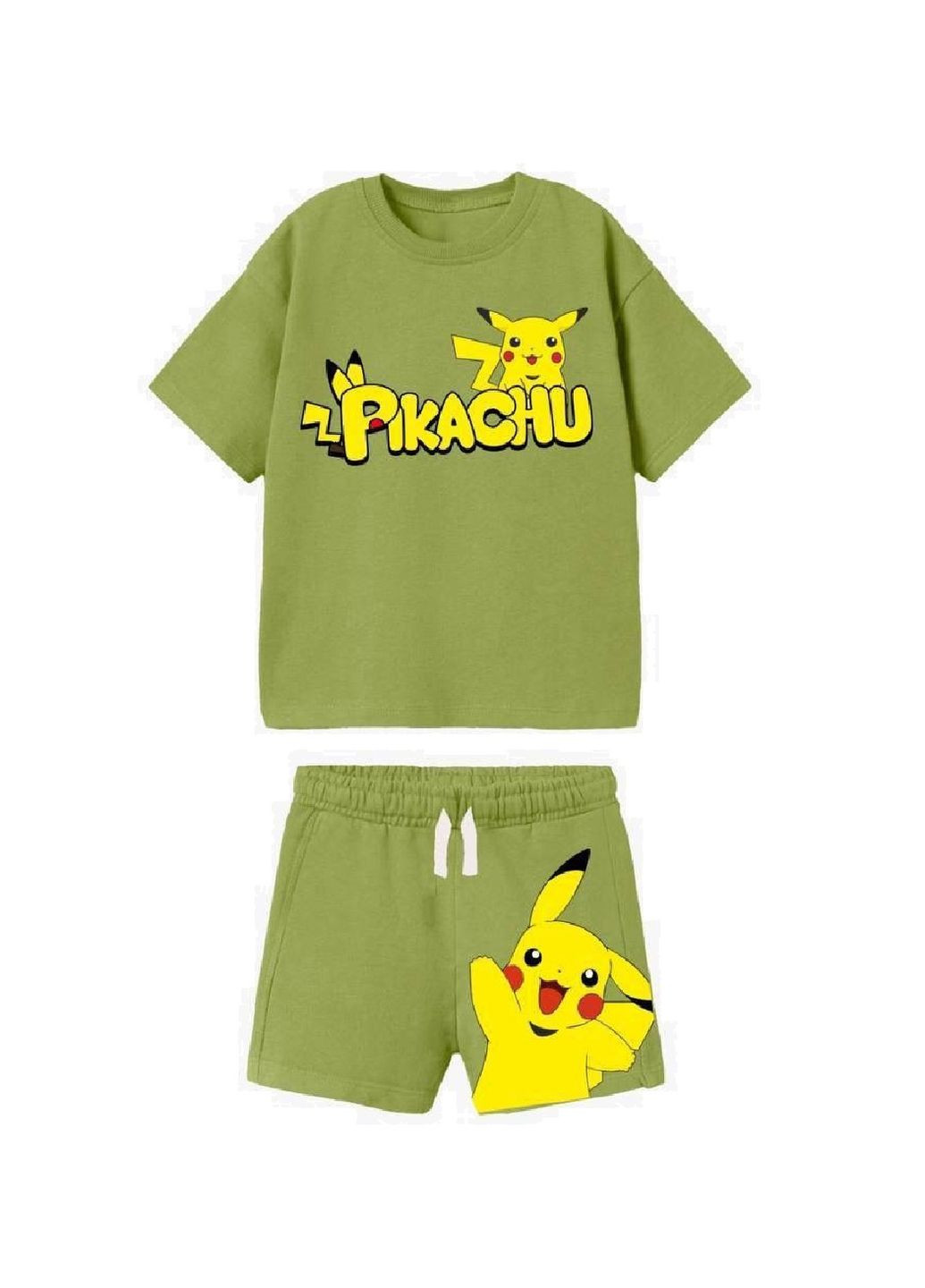 Костюм (футболка, шорти) Пікачу Pikachu ET150424 Disney футболка+штани (291014935)