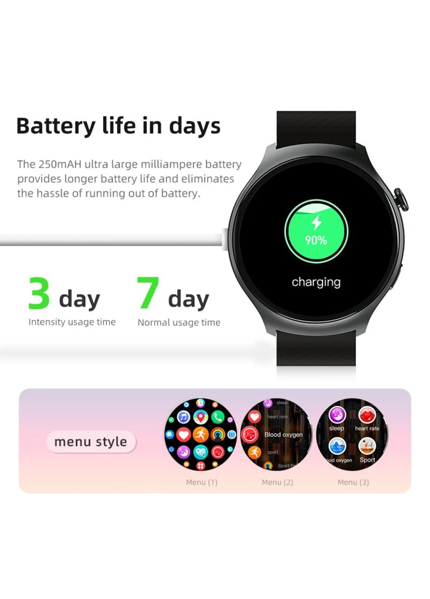 Смартгодинник Watch 4 Pro Amoled+IP67 Silver Howear (315604863)