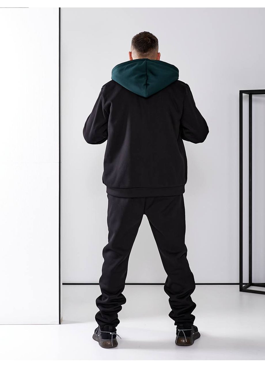 Мужской теплый костюм (трехнитка на флисе + меховая подкладка) — ЗАМЕР В ОПИСАНИИ GD/GL Модний простір (370601437)