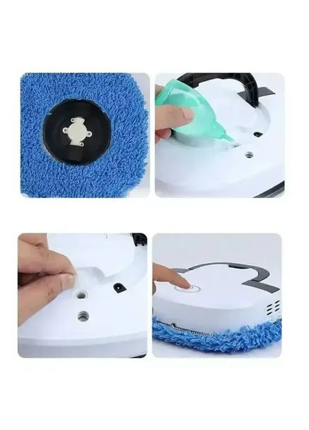 Моющий робот-пылесос для дома SmartBot 2400 мАч/Автоматический робот пылесос, влажная/сухая уборка NOW BRAND (370978002)