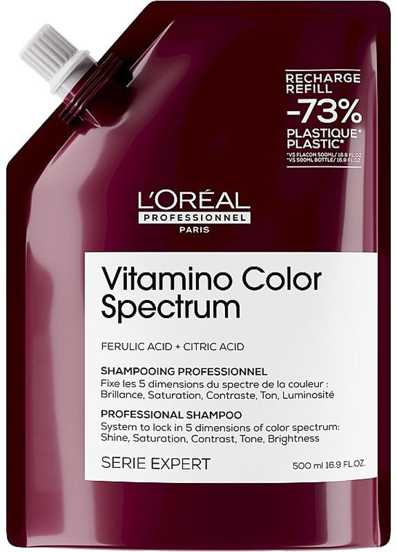 Шампунь для блеска и сохранения цвета Vitamino Color Spectrum 500 мл L’Oreal Professionnel Paris L'Oreal Professionnel (356176294)