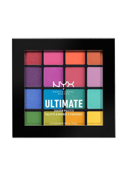 Палітра тіней для очей Ultimate Shadow Palette (12 и 16 відтінків) Brights / Lumineux (usp04) NYX Professional Makeup (280266047)