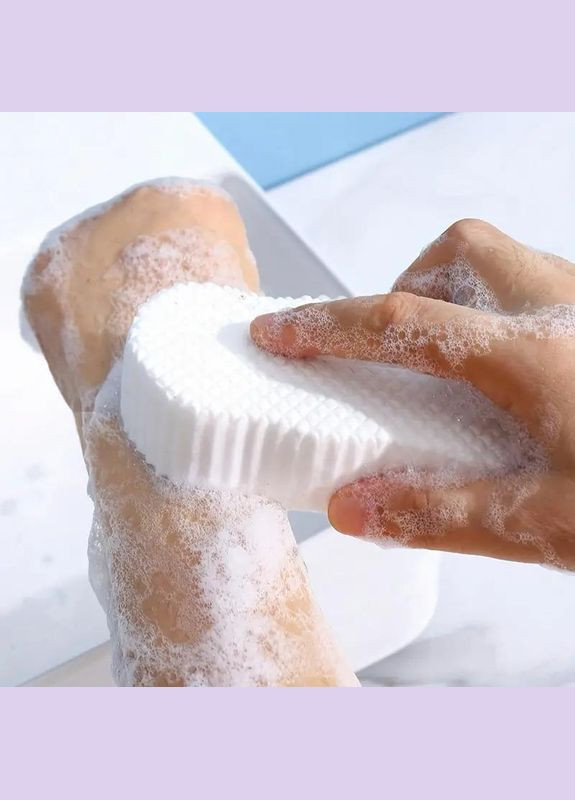 Губка пилинг для тела, для душа Белый Kimiko (322528751)