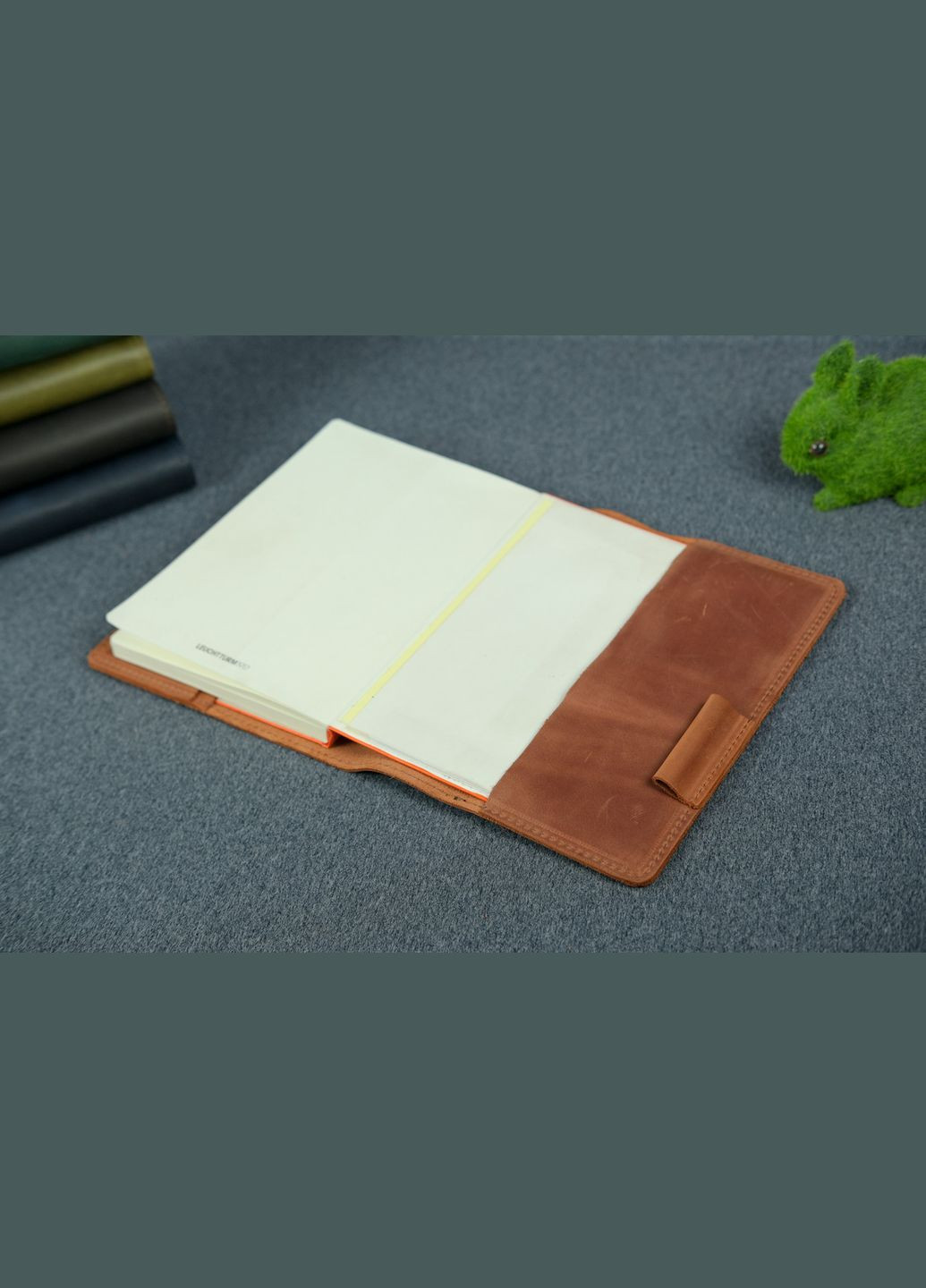 Кожаная обложка для ежедневника формата А5, Модель №12, натуральная Винтажная кожа, цвет Коньяк Berty (299397071)