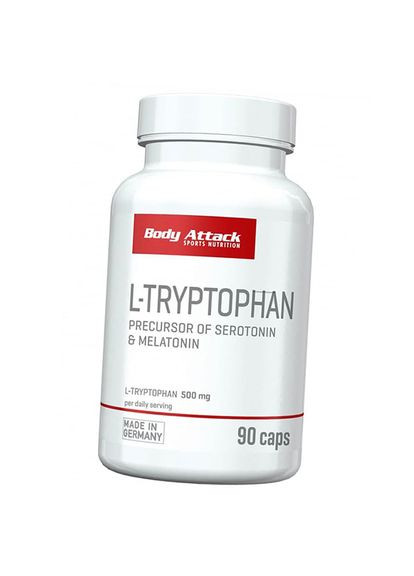 Триптофан в капсулах, LTryptophan 500, 90капс (27251005) Body Attack (278812135)