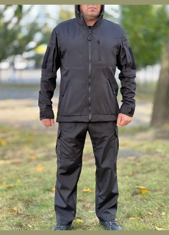 Куртка тактическая демисезонная черная 182/188 ProsPerous (324402377)