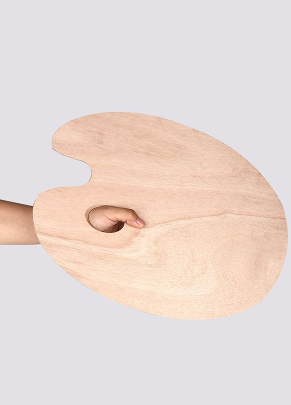 Палітра дерев`яна овальна 20 х 30 см Worison (322650434)