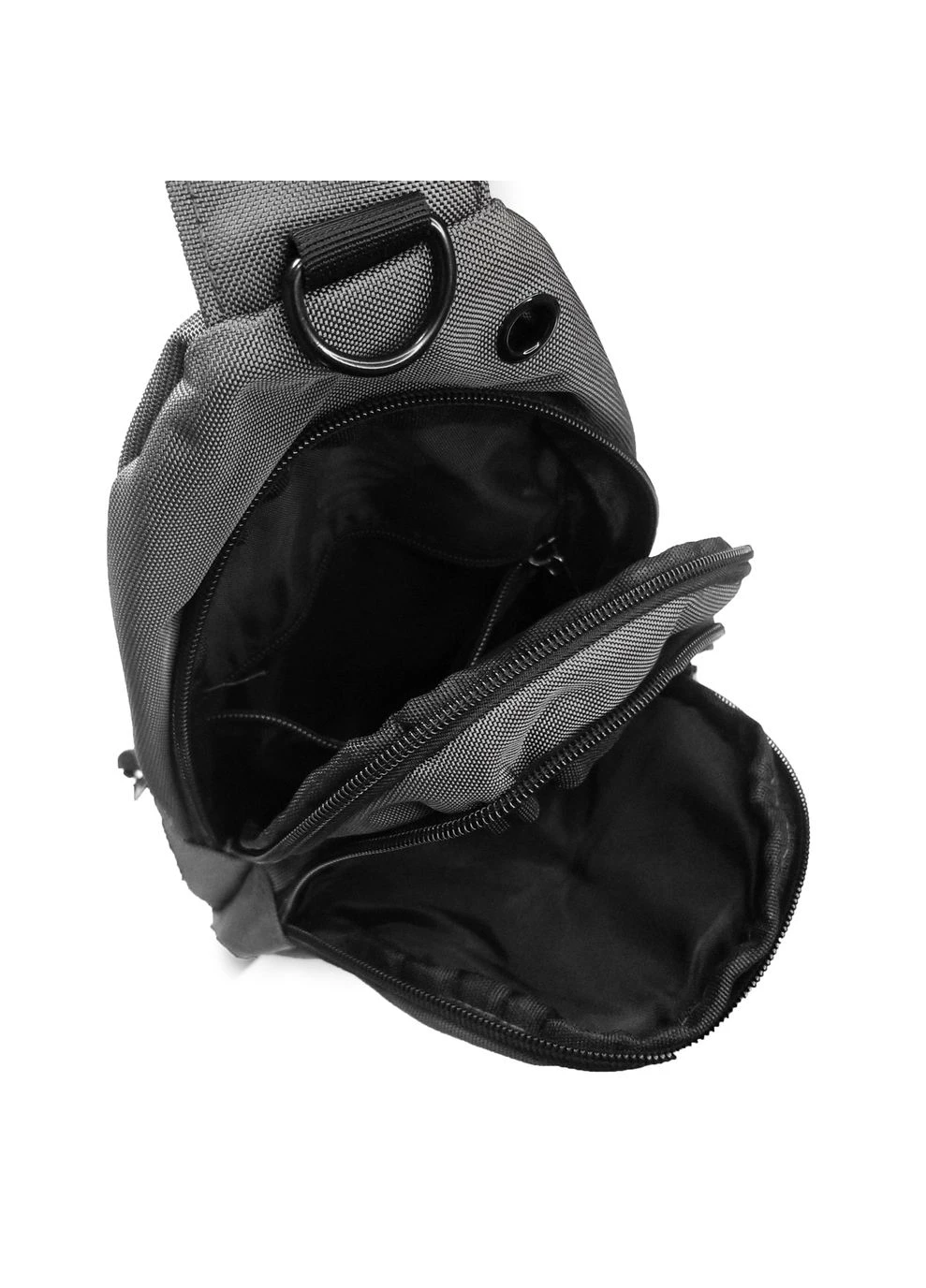 Сумка Мужская На Плечо нейлон 82084 gray Fashion (394721639)