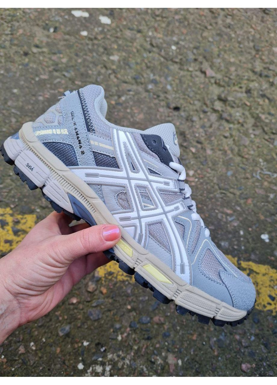 Серые демисезонные кроссовки мужские asics gel-kahana 8 light grey асикс гель кахано No Brand