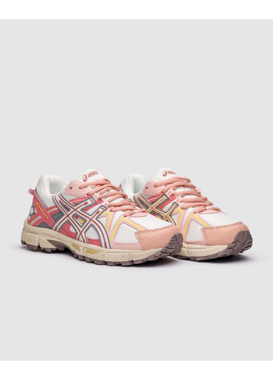 Рожеві Осінні кросівки чоловічі asics gel kahana 8 white / pink асікс гель кахано 8 No Brand