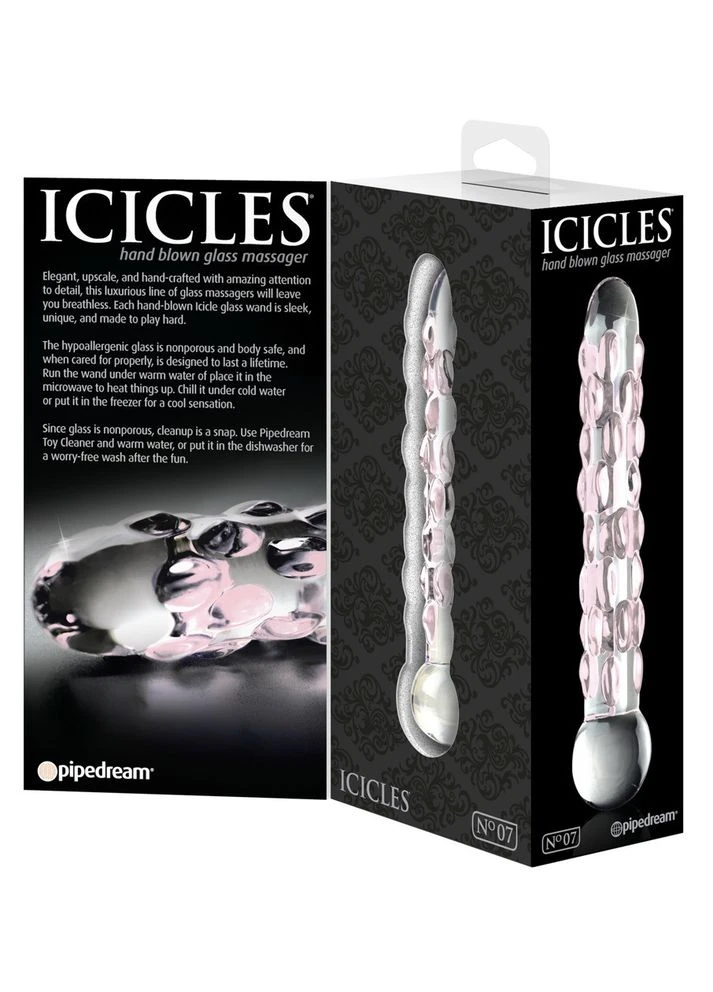 Фалоімітатор Скляний Жіночий Icicles №7 Seli No Brand (392714843)