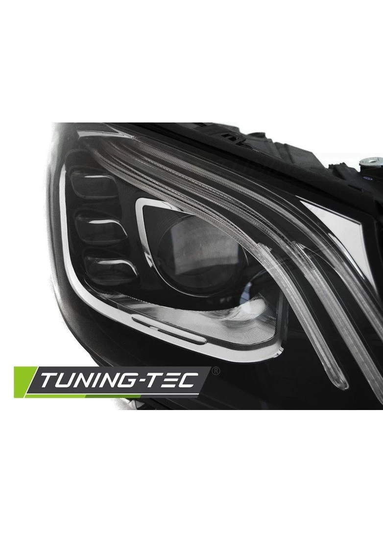 Передние фары Mercedes (W222) 2013-2017 тюнингованные черные FULL LED (ЦЕНА ЗА ПАРУ) Tuning-Tec S-Class (398183007)