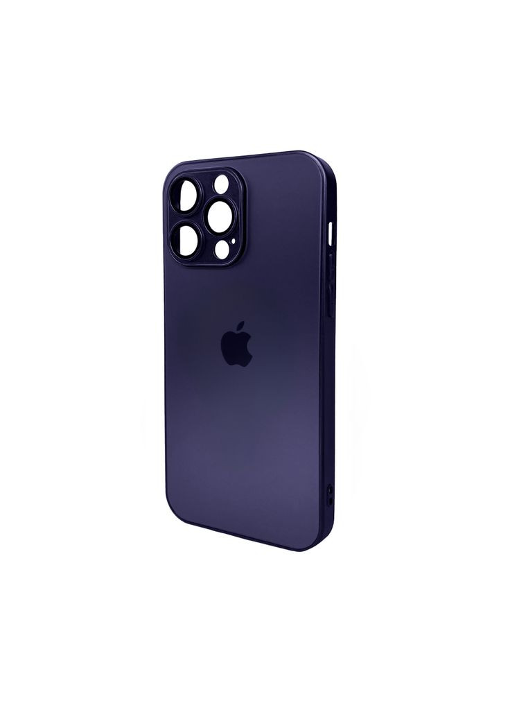 Чехол для смартфона AG Glass Matt Frame Цвет для Apple iPhone 15 Pro Max Deep Purple (AGMattFrameiP15PMPurple) No Brand Matt Frame Color Logo (370647647)