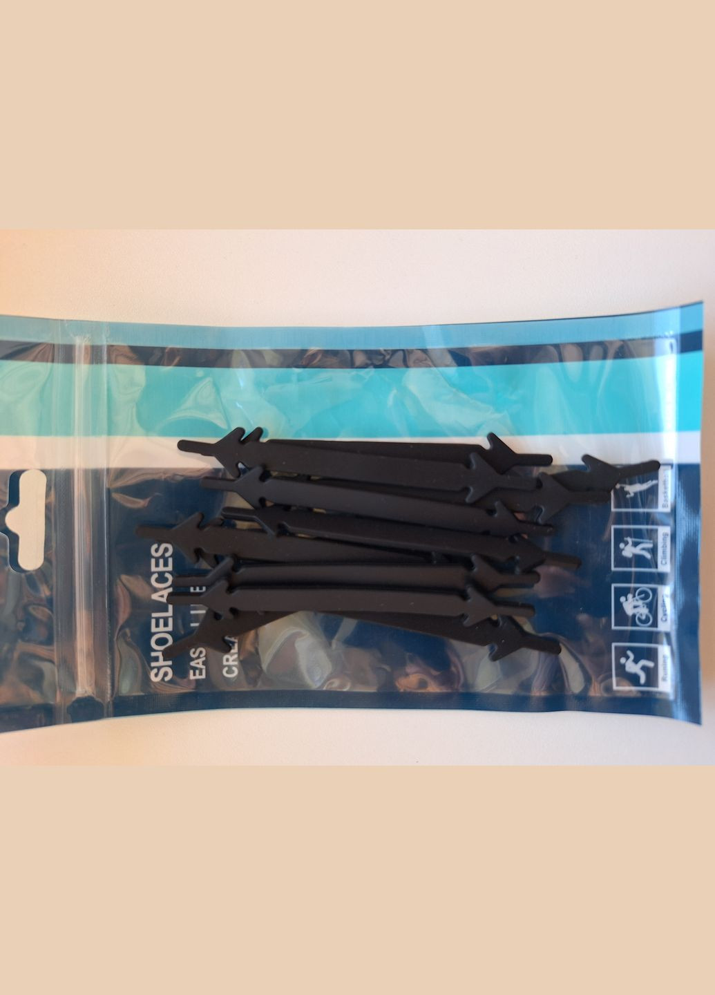 Силиконовые шнурки комплект 12шт одинаковой длины PRC (314961553)