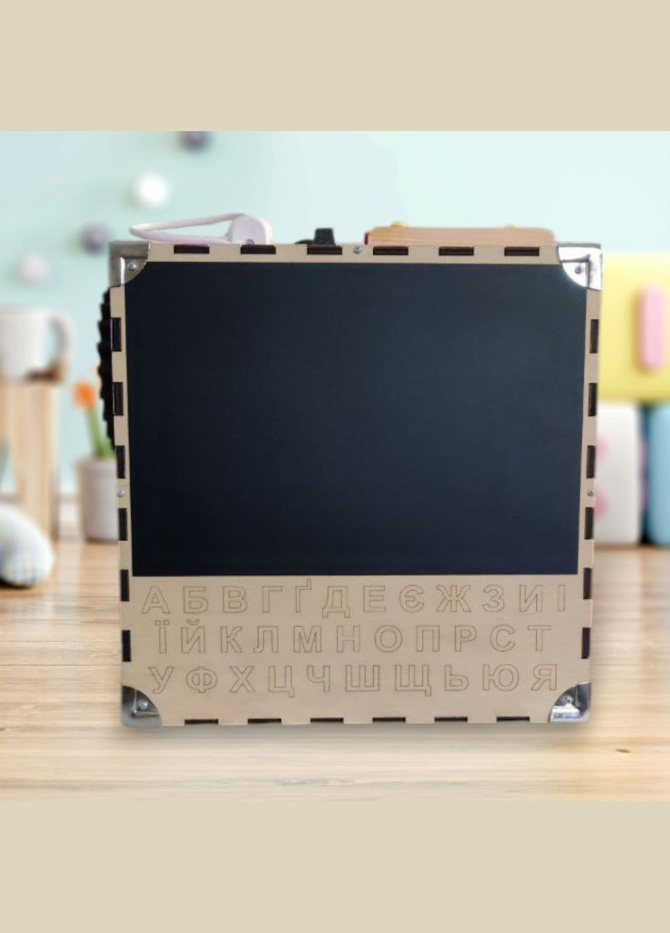 Розвиваюча іграшка Бізікуб TG200132 30х30х30см Рожевий Temple Group (369787414)