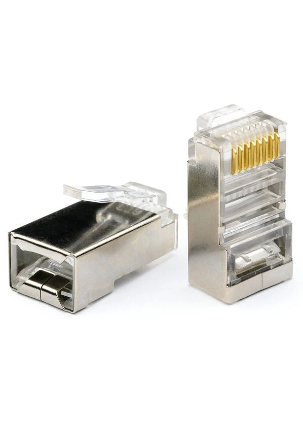 Оригинал! Коннектор компьютерный (экранированный) RJ-45, поштучно China (400168958)