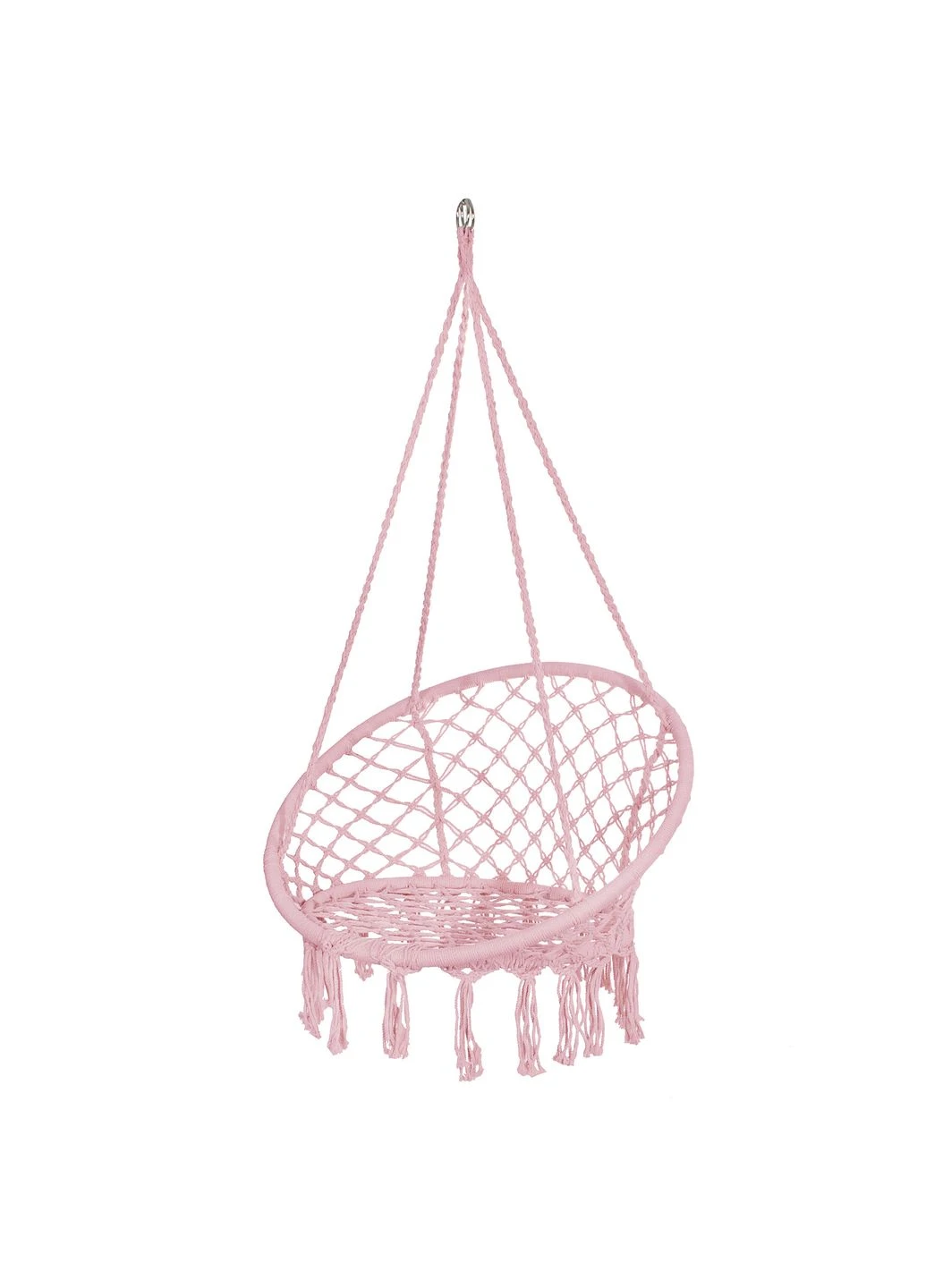 Підвісне кріслогойдалка (плетене) Pink Springos SPR0042 (275095637)