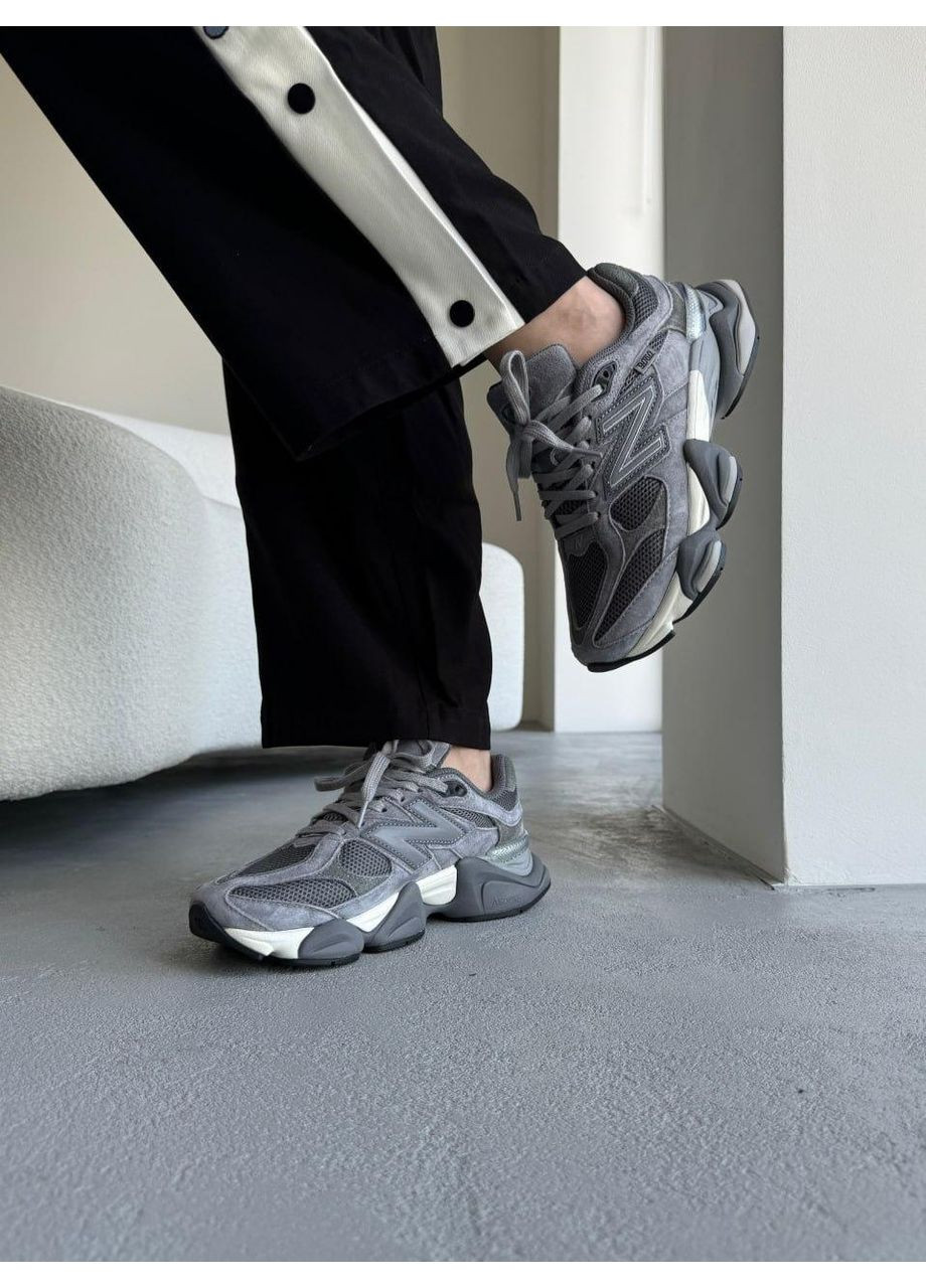 Сірі Осінні кросівки чоловічі new balance 9060 grey v4 нью беланс 9060 No Brand