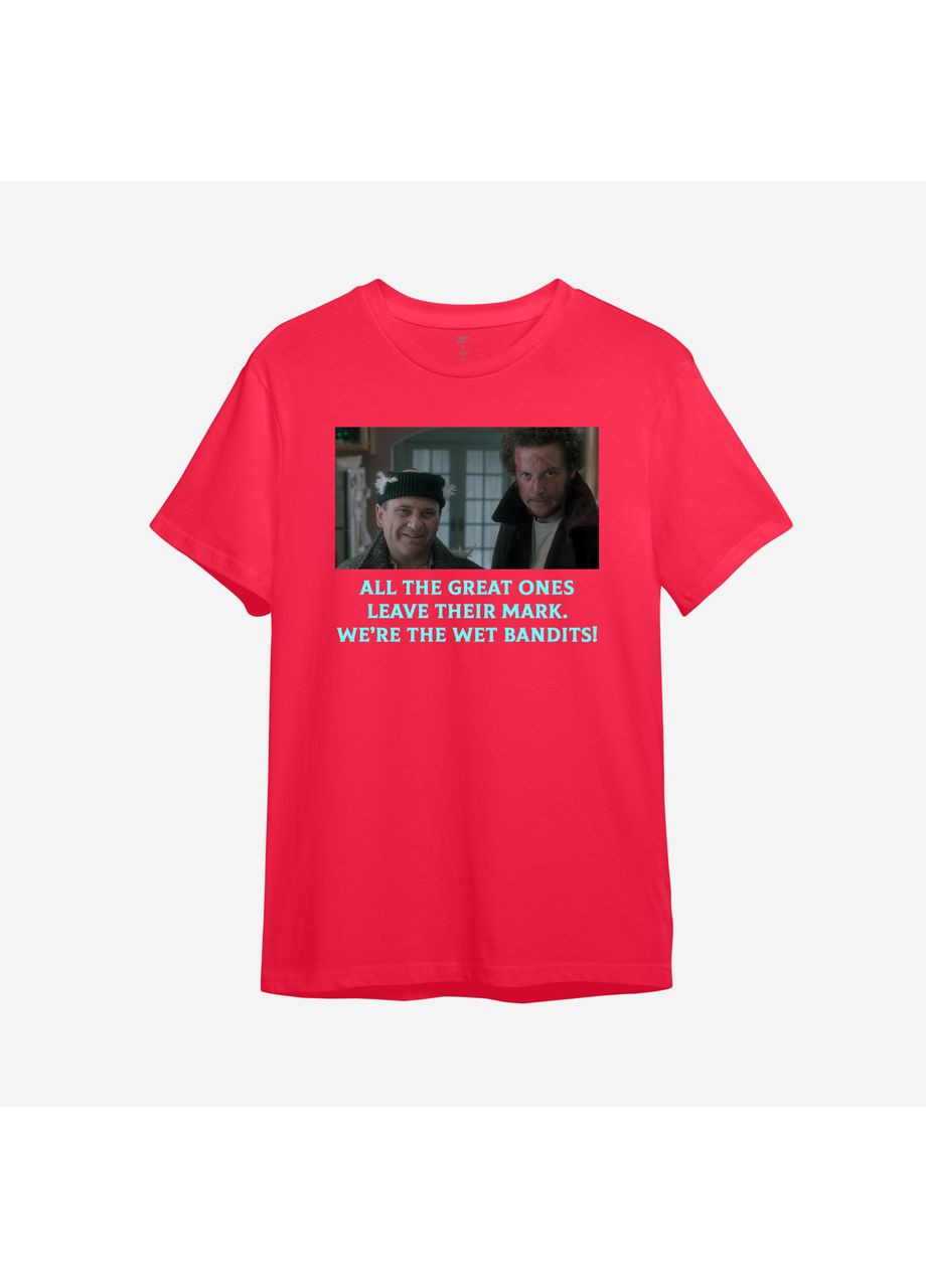 Футболка з принтом "All the great ones leave their mark. We’re the wet bandits". Один вдома (1053263728-1) ТiШОТКА (363968012)