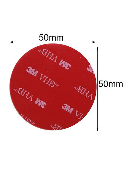 Водостійкий акриловий скотч 3 кружка по 50 мм для внутрішніх і зовнішніх робіт чорний No Brand (353492315)