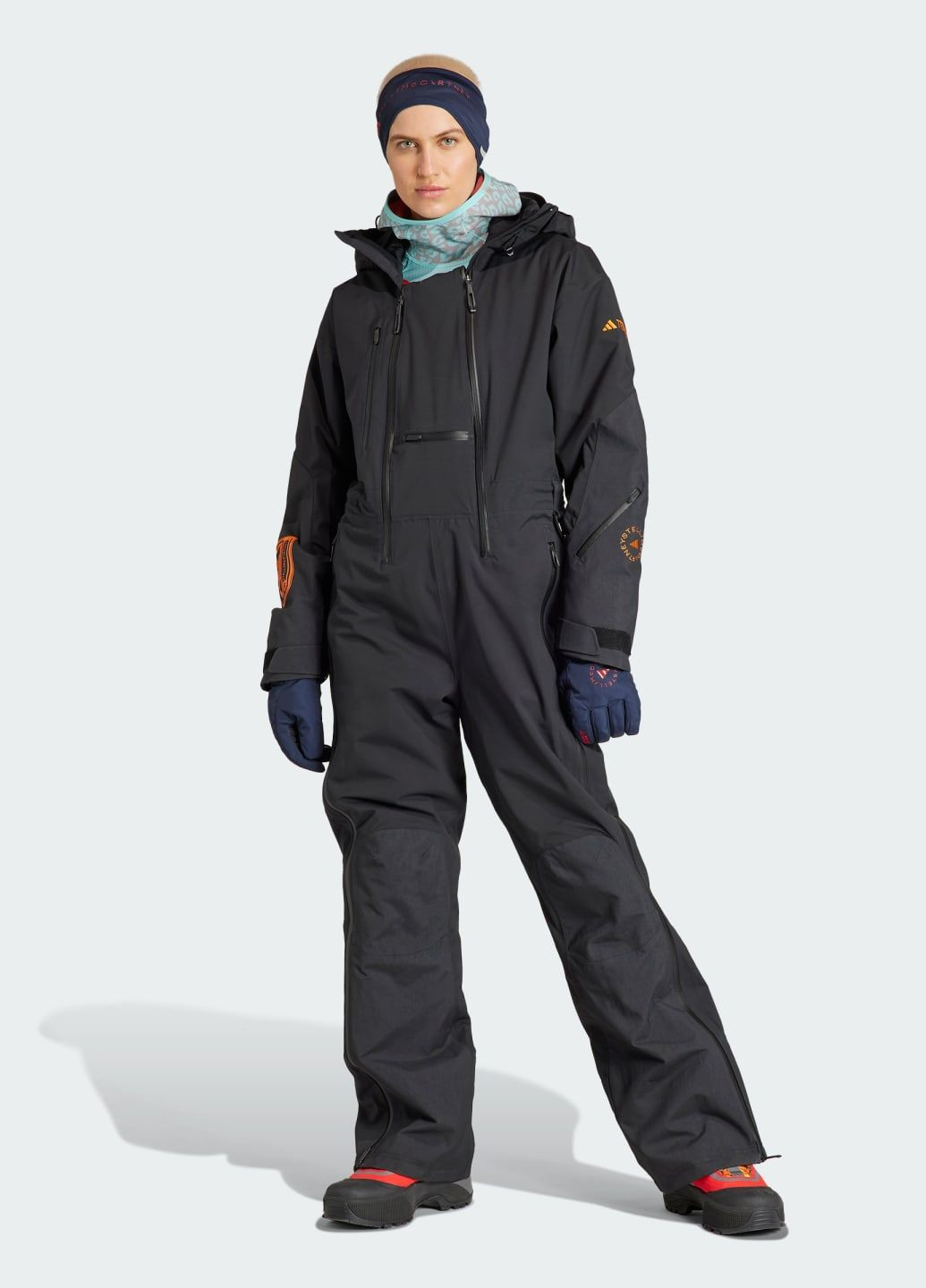 Лыжный комбинезон by Stella McCartney x Terrex TrueNature Two-Layer Insulated adidas логотип чёрный спортивный